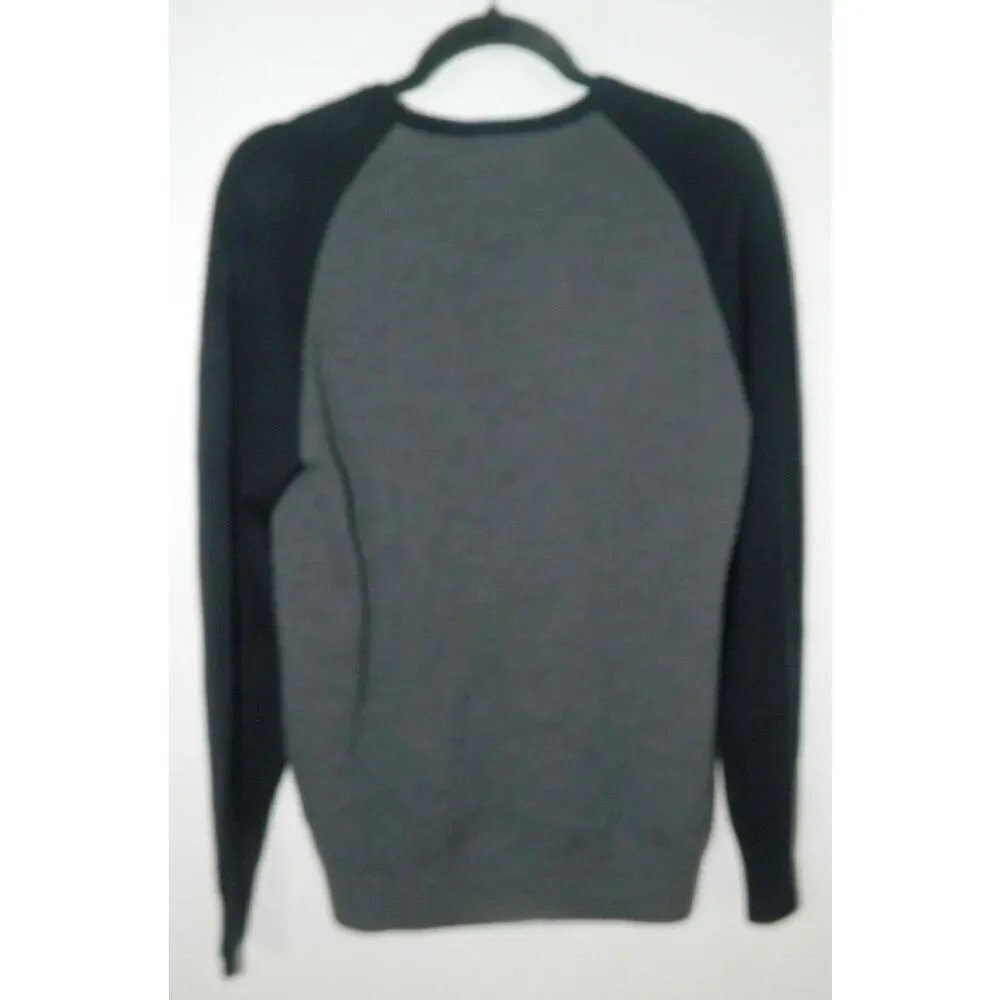 Current/Elliott Sweater Men's Size Medium Grey Blue Wool Long Sleeve Crew‎ Neck